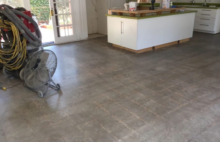 garden grove polished concrete flooring