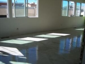 before after polished concrete flooring