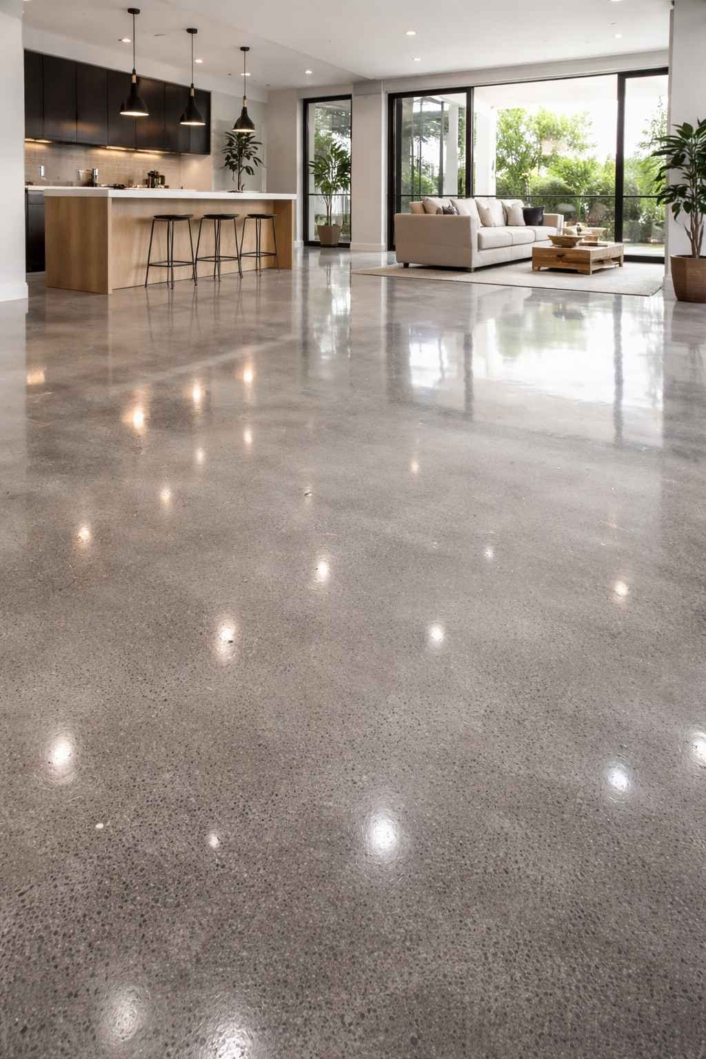 polished concrete flooring santa ana