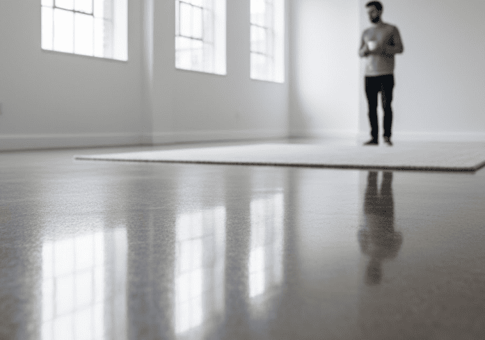 how to clean polished concrete floors