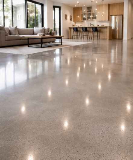 polished concrete floor la ca