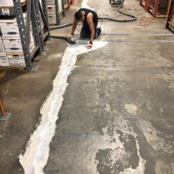 concrete floor crack repairs orange county