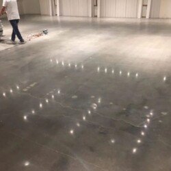 polished concrete floors clean
