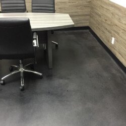 stained polished concrete flooring