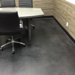 stained polished concrete flooring