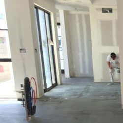 stained polished concrete flooring