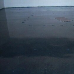 stained polished concrete flooring