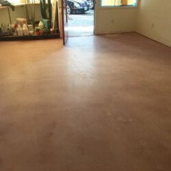 stained polished concrete flooring