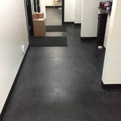 stained polished concrete flooring