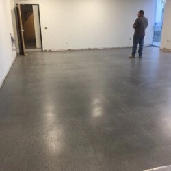 stained polished concrete flooring